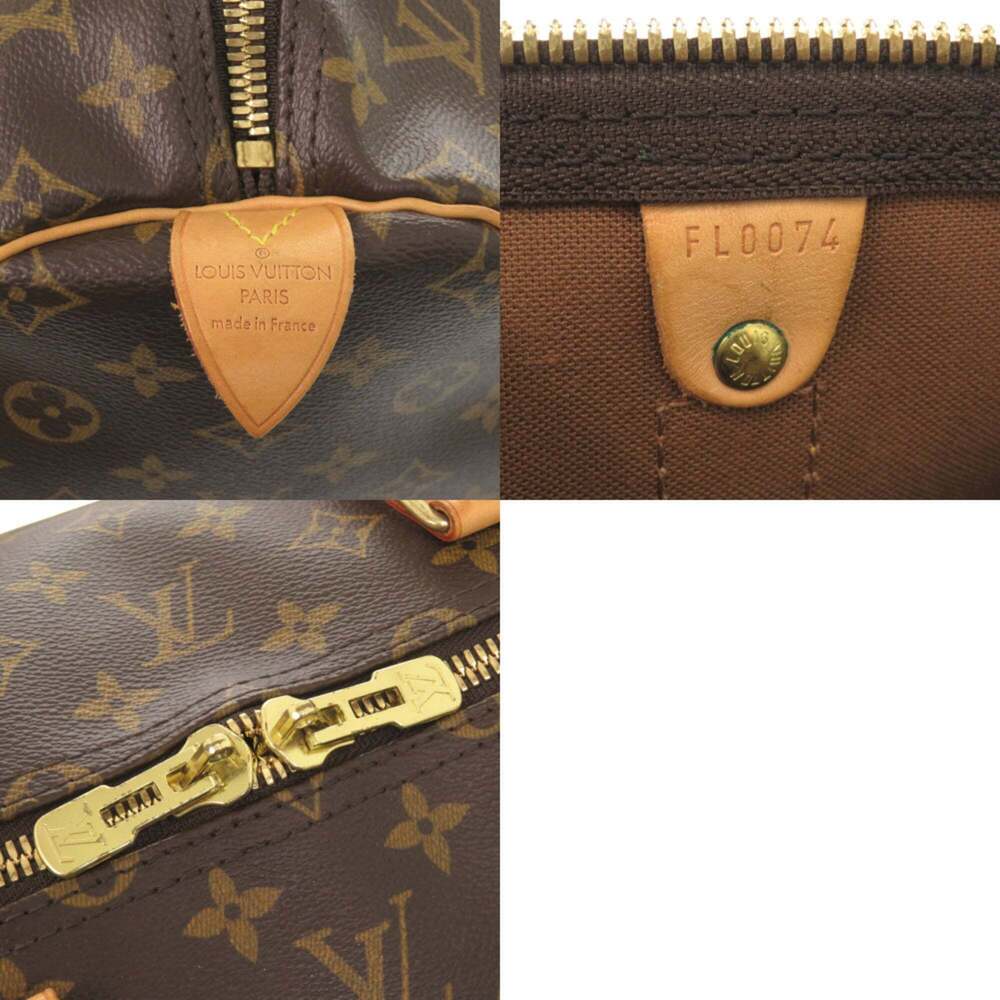 LOUIS VUITTON Brown Monogram Keepall 55 Boston Bag - Picture 10 of 10
